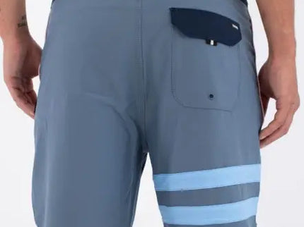 Phntm Eco Block Party Solid 18 - Grey Teal  Zwembroek van Hurley | SHAKA