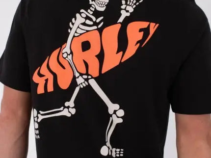 Tee Ss Printing Press Flamingue - Black  T-Shirt van Hurley | SHAKA