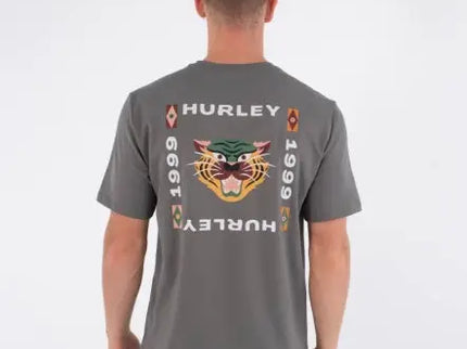 Rash Regular Bolud Ss - Dark Stone Grey  Lycra van Hurley | SHAKA