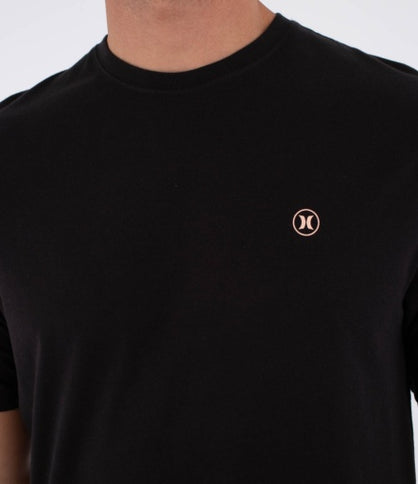 Tee Ss Printing Press Icon Circle - Black