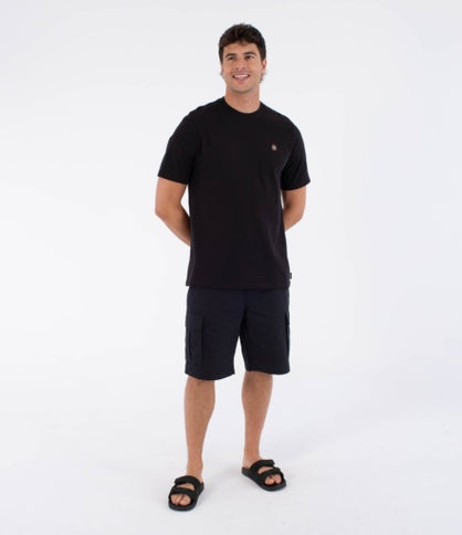 Tee Ss Printing Press Icon Circle - Black