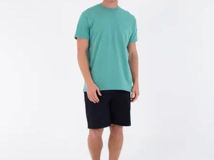 M Low Tide Pocket Ss Tee - Broken Jade  T-shirt van Hurley | SHAKA