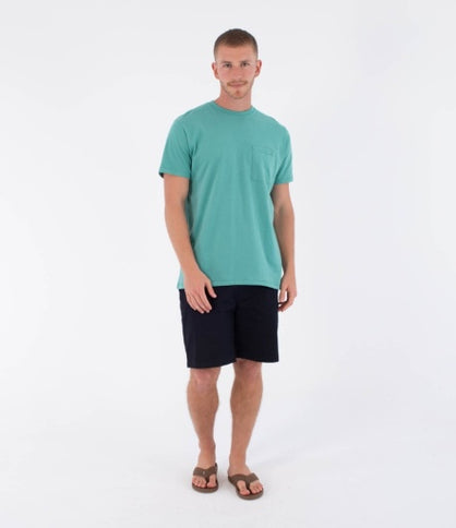 M Low Tide Pocket Ss Tee - Broken Jade