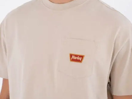 Built Patch Pkt Ss - Bone  T-shirt van Hurley | SHAKA