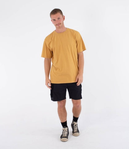 Kraft Sketch  Tee - Mustard Gold