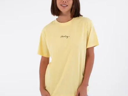 Script Regular Tee - Macadamia  T-Shirt van Hurley | SHAKA