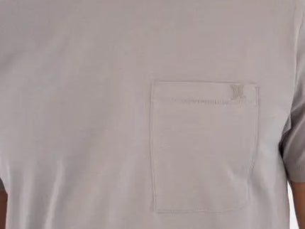 M Low Tide Pocket Ss Tee - Particle Grey  T-shirt van Hurley | SHAKA