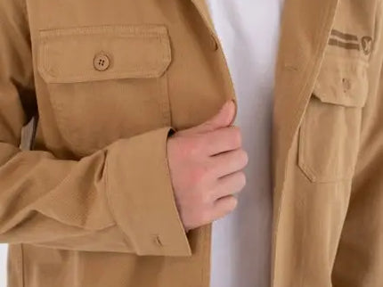 M Woven Ls Overshirt Craft - Khaki  Shirt van Hurley | SHAKA